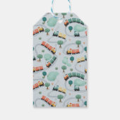 Boys Train Danke Baby Dusche Niedlich Gefallen Geschenkanhänger (Rückseite)