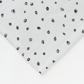 Boys Trendy Niedlich Dschungel Lemur & Name Kids Fleecedecke (Ecke)