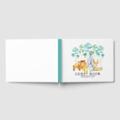 Boys Tribal Woodland Babydusche Gästebuch (Voll)