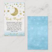 Boys über dem Mond Buchanfrage Visitenkarte (Vorne/Hinten)