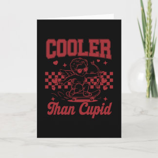 Boys Valentinstag Cooler Than Cupid Skateboardi Karte