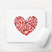 Boys Valentinstag Gaming Videospielcontroller Mousepad (Mit Mouse)