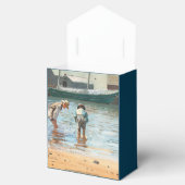 Boys Wading (1873) von Winslow Homer Geschenkschachtel (Geöffnet)