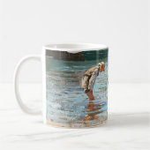 Boys Wading (1873) von Winslow Homer Kaffeetasse (Links)