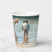 Boys Wading (1873) von Winslow Homer Pappbecher (Links)