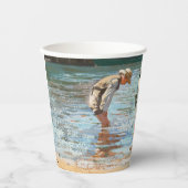 Boys Wading (1873) von Winslow Homer Pappbecher (Vorderseite)