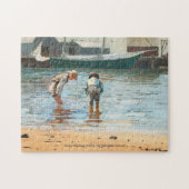 Boys Wading (1873) von Winslow Homer Puzzle (Horizontal)