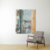 Boys Wading (1873) von Winslow Homer Wandteppich (Beispiel)