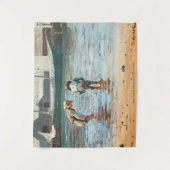 Boys Wading (1873) von Winslow Homer Wandteppich (Vorderseite)