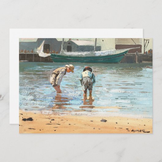 Boys Wading | Winslow Homer (Vorne/Hinten)