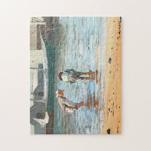 Boys Wading | Winslow Homer Puzzle (Vertikal)