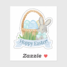 Boys Watercolor Blue Oaster Basket