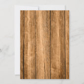 Boys Wild und Three Tribal TeePee Dritter Geburtst Einladung (Rückseite)