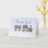 Boy's Wooden Toys Blue Danke Karte (Gelbe Blume)