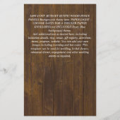 Boys Woodland Animals Forest Baby Shower lädt ein Flyer (Hinten)