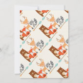 Boy's Woodland Tiere Geburtstag Danke Karte (Rückseite)