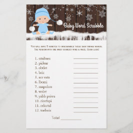 Boys Word Scramble Kinderzimmer Rhyme Baby Showspi