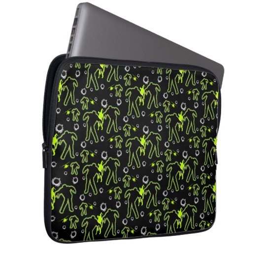 Boys Zombie School Laptopschutzhülle (Vorne Rechts)