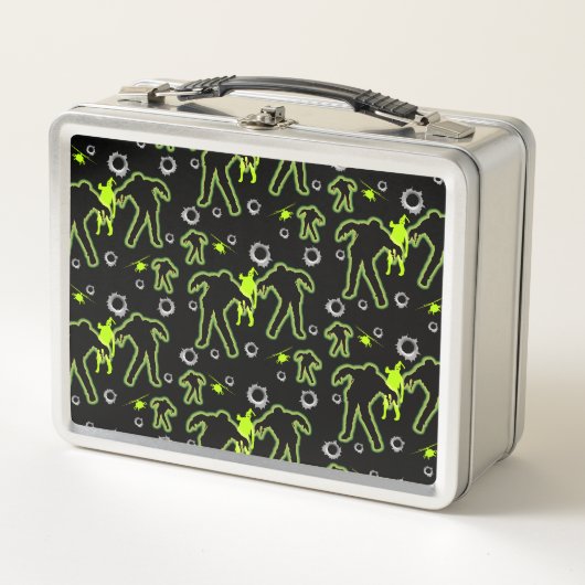 Boys Zombie School Metall Brotdose (Vorderseite)