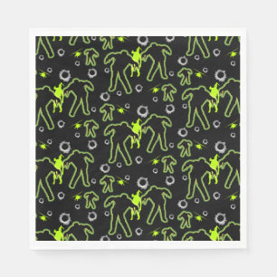 Boys Zombie School Serviette