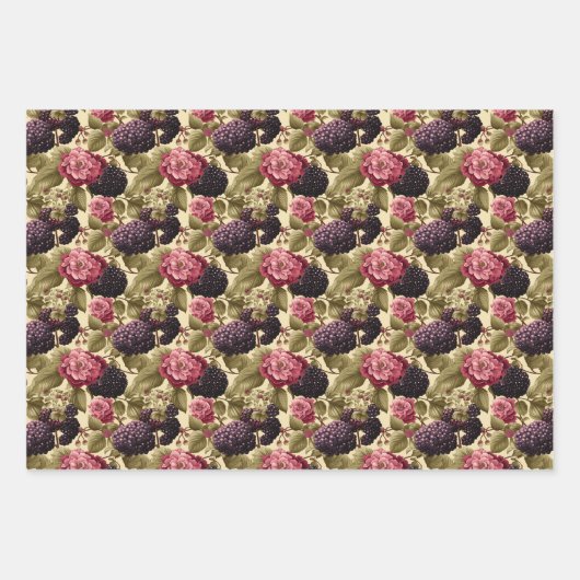Boysenberry Geschenkpapier Set (Vorderseite 3)