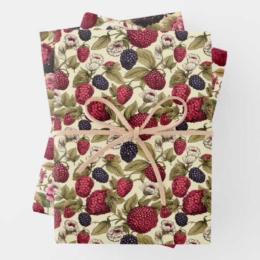 Boysenberry Geschenkpapier Set (Beispiel)