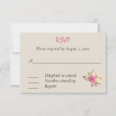 Boysenberry Response Card RSVP Karte (Vorderseite)