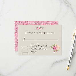 Boysenberry Response Card RSVP Karte