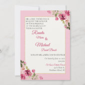 Boysenberry Rose Hochzeit Einladung (Vorderseite)