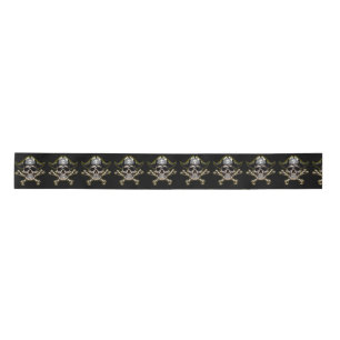 BoysPirate Party Skull Bones Satinband