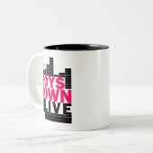 Boystown Live - Tasse (Vorderseite Links)