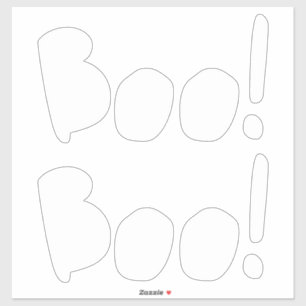 Boywhite niedliche handgeschriebene Typografie Hal Aufkleber