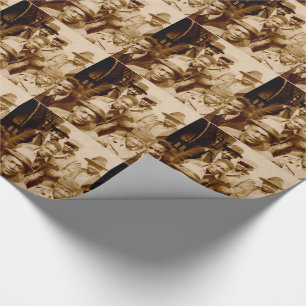 Boyz der 1930er Jahre von der Haube RPPC Geschenkpapier