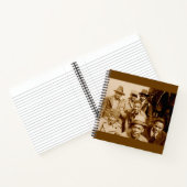 Boyz der 1930er Jahre von der Haube RPPC Notizblock (Innenseite)