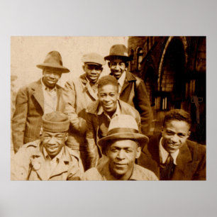 Boyz der 1930er Jahre von der Haube RPPC Poster