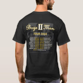 BOYZ II MÄNNER AUF TOUR 2024 T-Shirt (Rückseite)