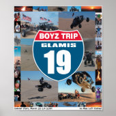 Boyz Trip 2019 Wall Poster (Vorne)