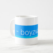Boyzwhat Retro Titlecard Tasse (Vorderseite Links)