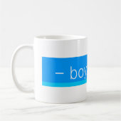 Boyzwhat Retro Titlecard Tasse (Links)