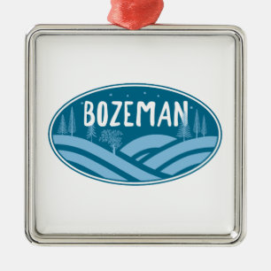 Bozeman Montana Außenbereich Ornament Aus Metall