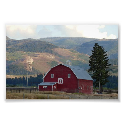 Bozeman, Montana, Barn Fotodruck (Vorne)