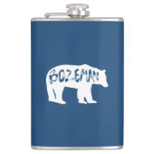 Bozeman Montana Bear Flachmann (Vorderseite)