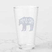 Bozeman Montana Bear Glas (Rückseite)