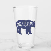 Bozeman Montana Bear Glas (Vorderseite)