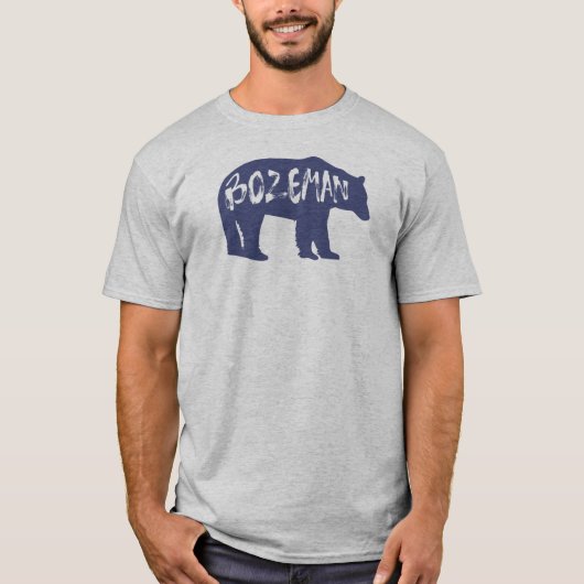Bozeman Montana Bear T-Shirt (Vorderseite)