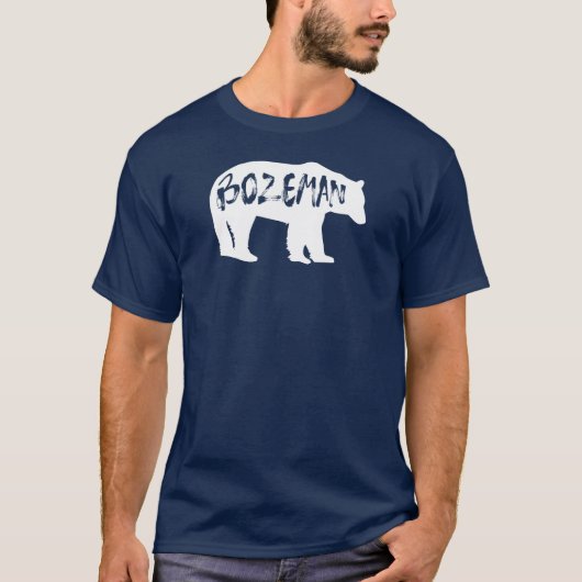 Bozeman Montana Bear T-Shirt (Vorderseite)
