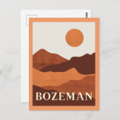 Bozeman, Montana Berge Postkarte (Vorne/Hinten)