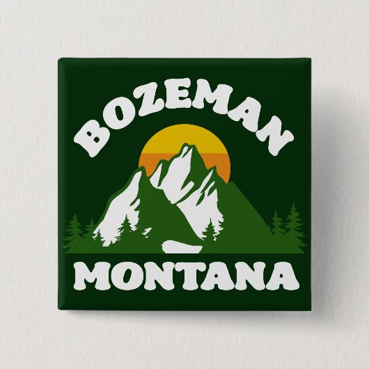 Bozeman, Montana Button (Vorderseite)