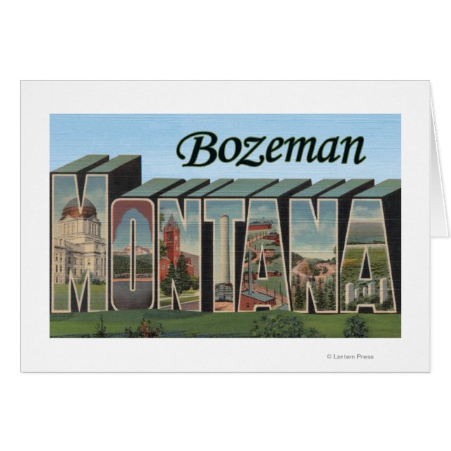 Bozeman, Montana - Große Briefmarkenszenen (Vorderseite (Horizontal))