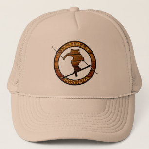 Bozeman Montana Holzhütte Truckerkappe